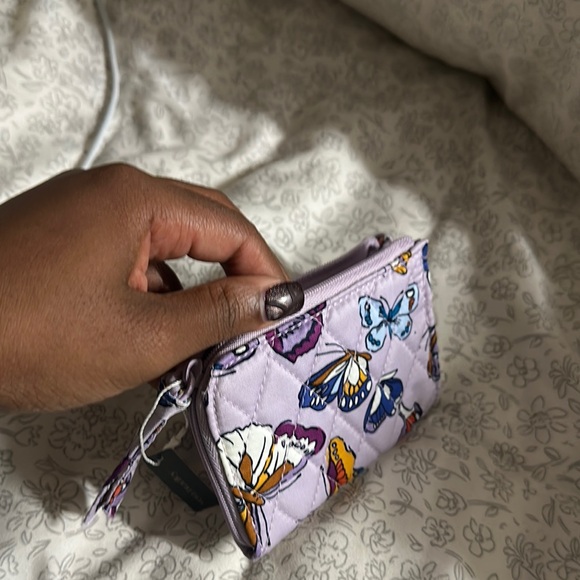 Vera Bradley Lavender Butterfly Coin Pouch - Picture 3 of 3